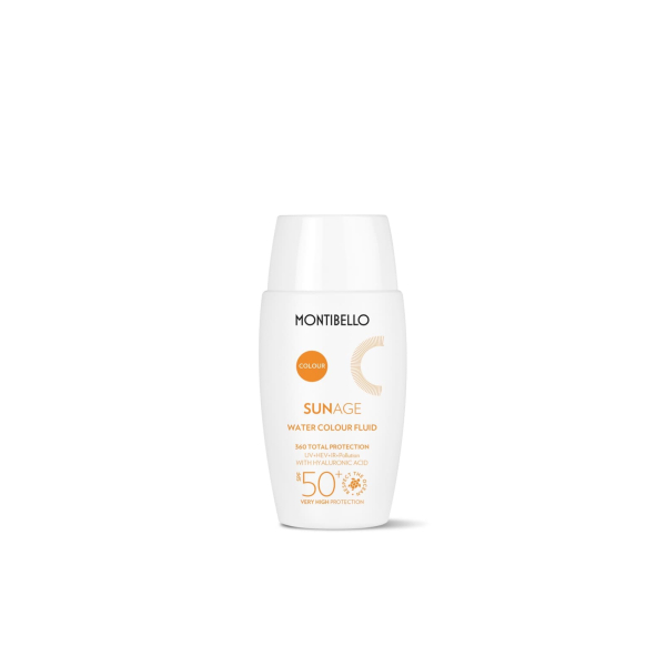 Слънцезащитен флуид за лице с цвят Montibello SUNAGE Fluid SPF50+ 50ml