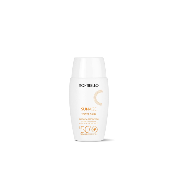 Слънцезащитен флуид без цвят Montibello SUNAGE Fluid SPF50+ 50ml