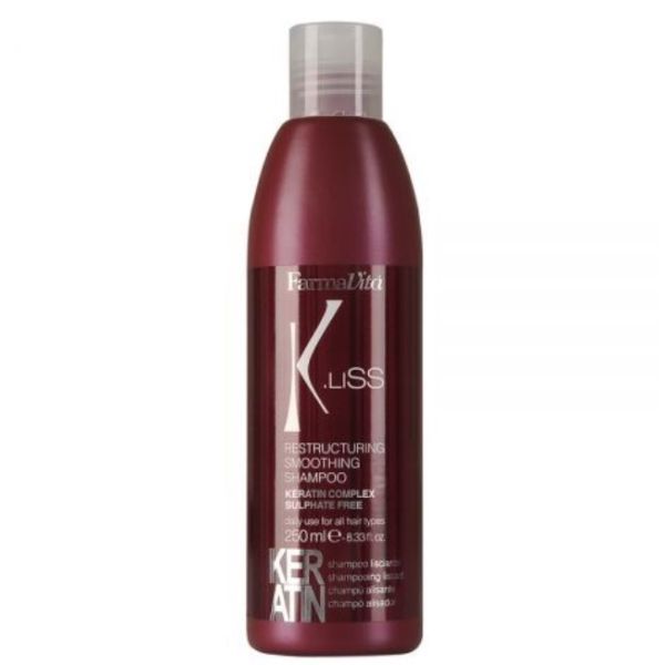 Шампоан С Кератин Farmavita K Liss Smoothing Shampoo 250 Ml