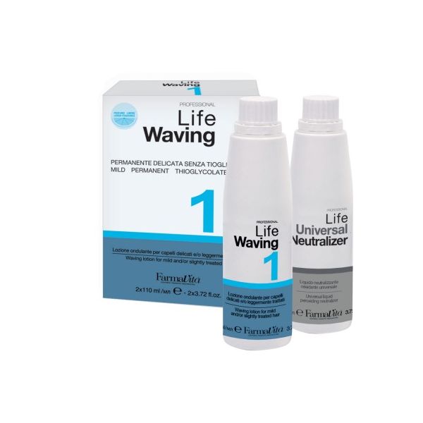 Къдрин С Фиксаж За Нормална Коса Farmavita Life Waving 1  110 Ml