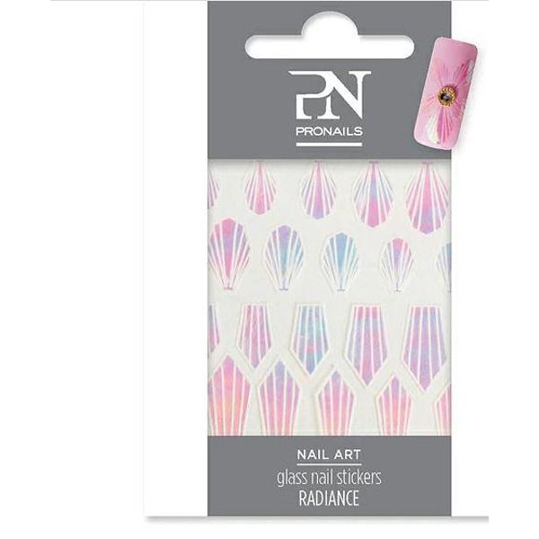 Огледален Стикер За Нокти / Pn Glass Nail Stickers Radiance