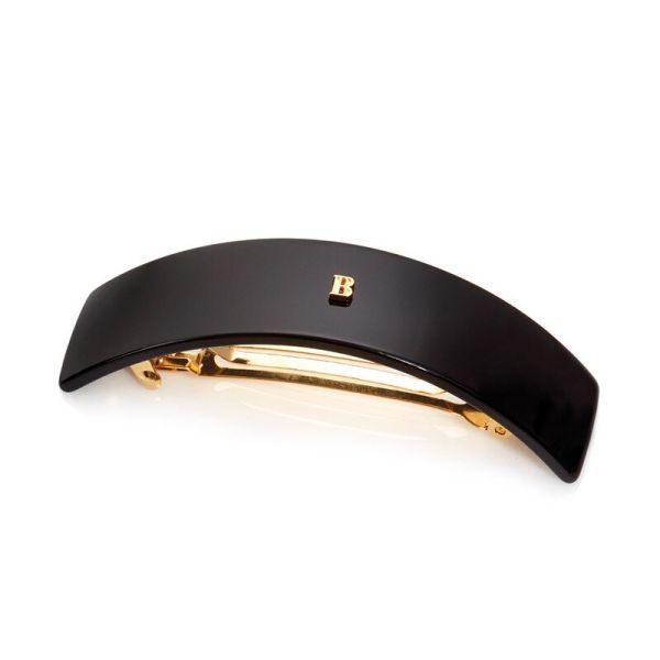 Черна Шнола За Коса Balmain Barrette Pour Cheveux Large Black