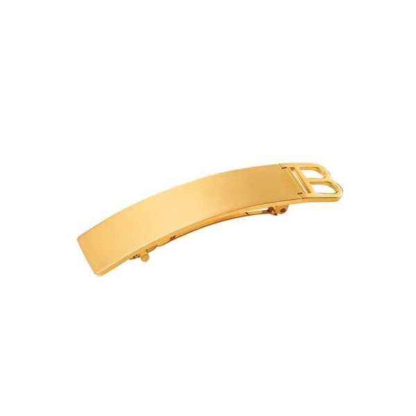 Лимитирана Златна Шнола С Лого "B" / Barrette Pour Cheveux B Gold Ss21