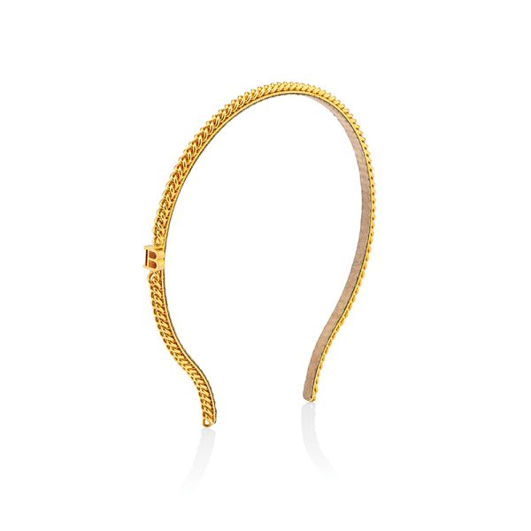 ЗЛАТНА ДИАДЕМА / PONTS DES ARTS HEADBAND SMALL GOLD CHAIN FW23