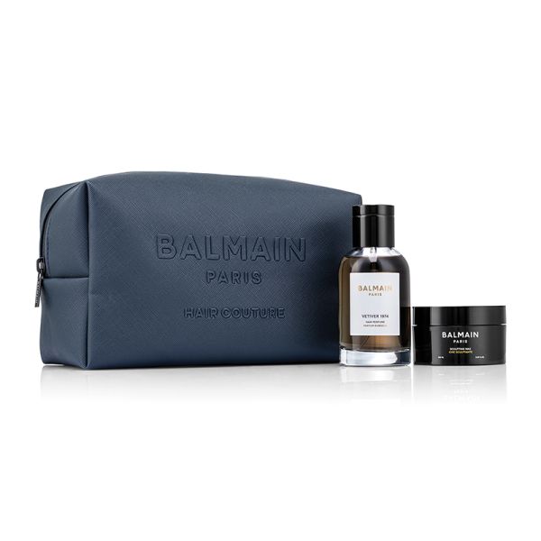 Лимитиран мъжки комплект Balmain Cosmic Bag Blue Set C4 25