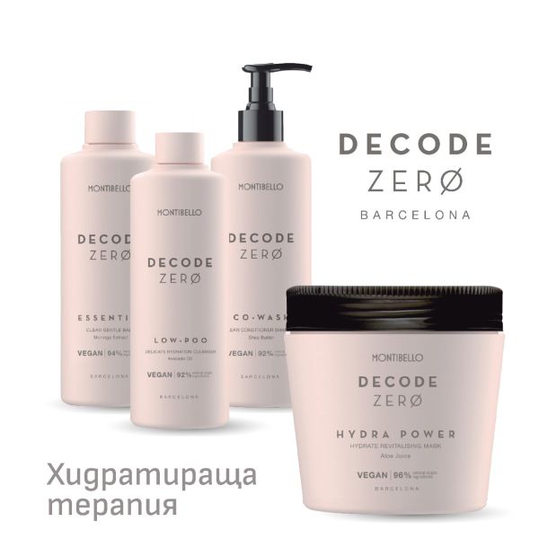 Интензивна хидратираща терапия за всеки тип коса Decode Zero