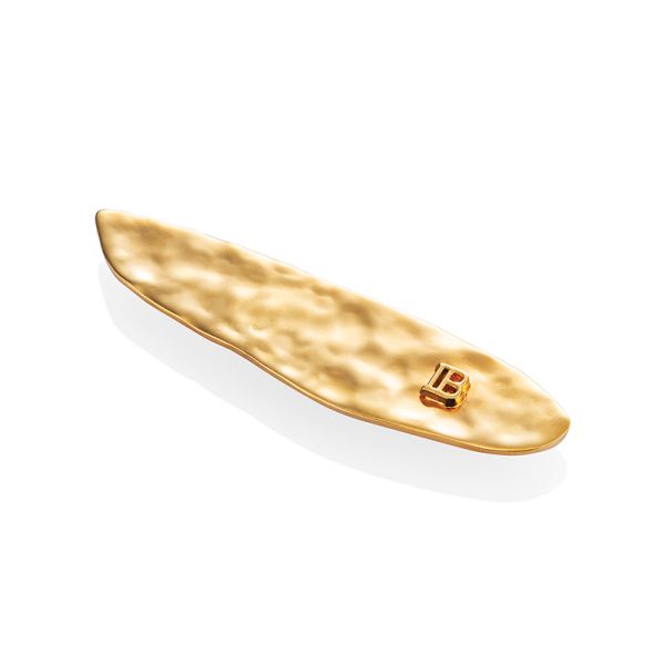 Лимитирана златна фиба листо Balmain Printemps Leaf Slide SS25