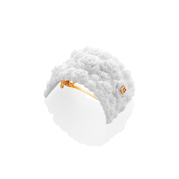 Шнола с флорални мотиви Balmain Printemps Floral Ponytail Clip