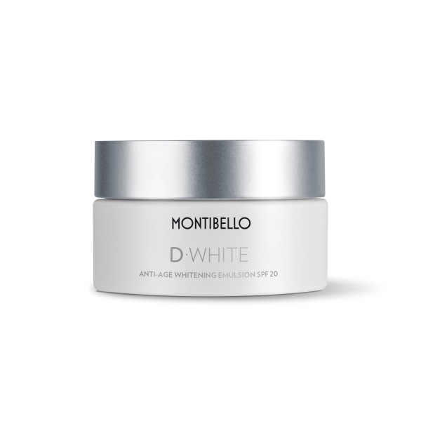 Изсветляваща анти-ейдж емулция Montibello D-WHITE Emulsion SPF 20 50ml