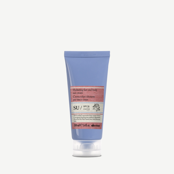 Слънцезащитен крем за лице и тяло SPF50 Davines Su suncream 100ml