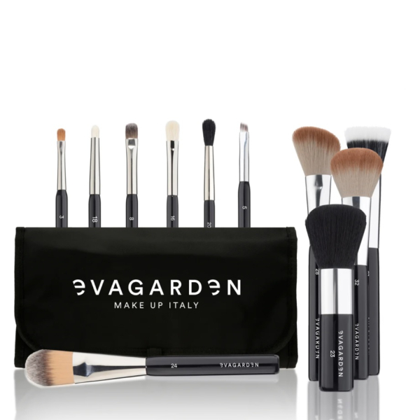 Комплект професионални четки за грим EVAGARDEN Set 11 Brushes