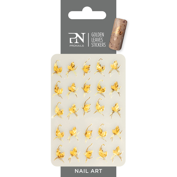 PN GOLDEN LEAVES STICKER СТИКЕРИ СЪС ЗЛАТНИ ЛИСТА