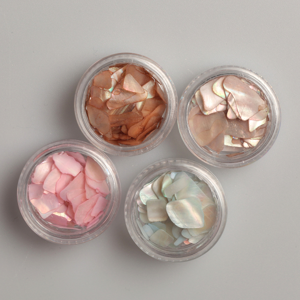 PN SEASHELL FLAKES - 4 COLOURS ДЕКОРАЦИЯ ЗА МАНИКЮР