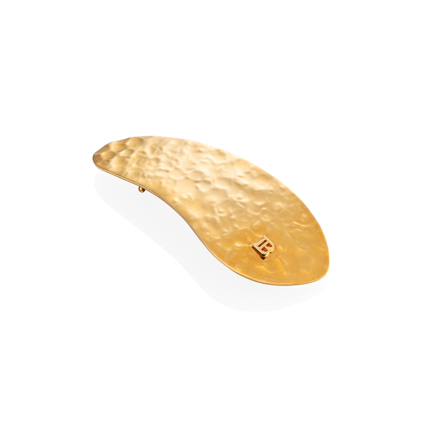 Златна Барета Листо Balmain Printemps Leaf Barrette Pour Cheveux